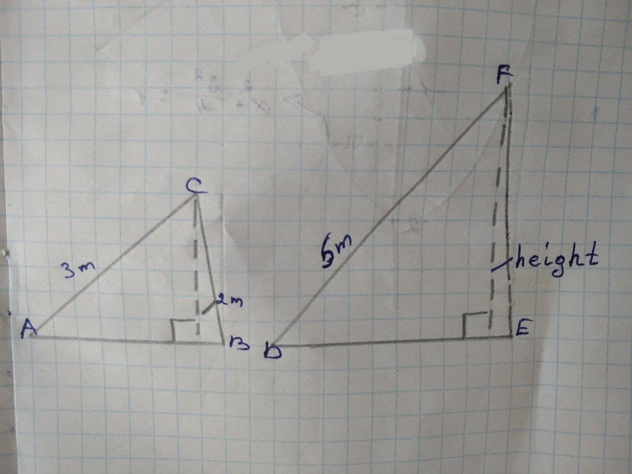 Triangles Abc And Def Are Similar Triangles Solve Was Answered By Our Experts 7101